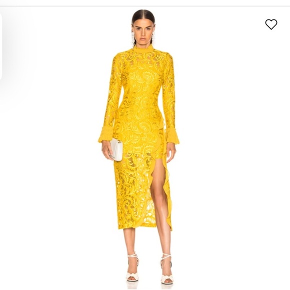 ALEXIS FALA LACE MIDI DRESS Small - Picture 1 of 16